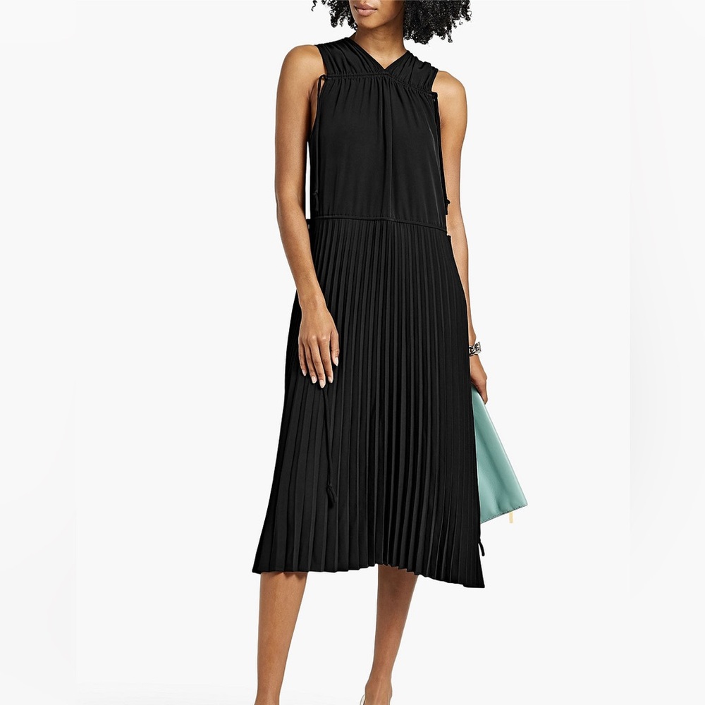 NEW! Proenza Schouler White Label pleated drawstring crepe dress (never worn!)